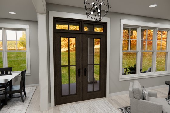 Interior - Entry for Farmhouse House Plan #51-1455 - 3 bed, 3.5 bath