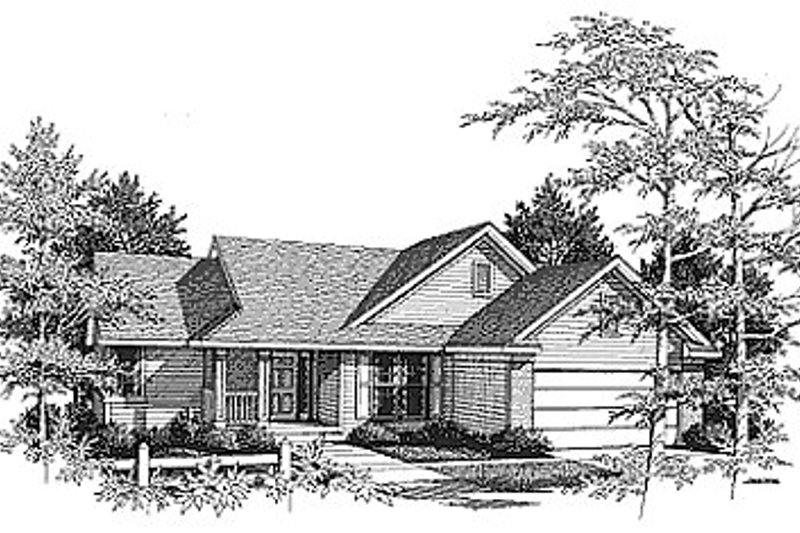 Dream House Plan - Traditional Exterior - Front Elevation Plan #70-160