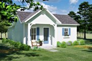 Cottage Style House Plan - 3 Beds 2 Baths 1320 Sq/Ft Plan #44-229 