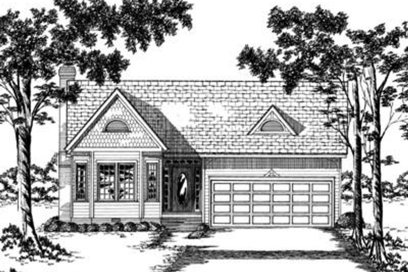 Dream House Plan - Traditional Exterior - Front Elevation Plan #36-256