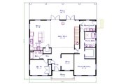 Barndominium Style House Plan - 4 Beds 3 Baths 2407 Sq/Ft Plan #1115-1 