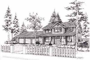 Traditional Exterior - Front Elevation Plan #78-120