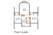 Craftsman Style House Plan - 3 Beds 2.5 Baths 1610 Sq/Ft Plan #79-222 