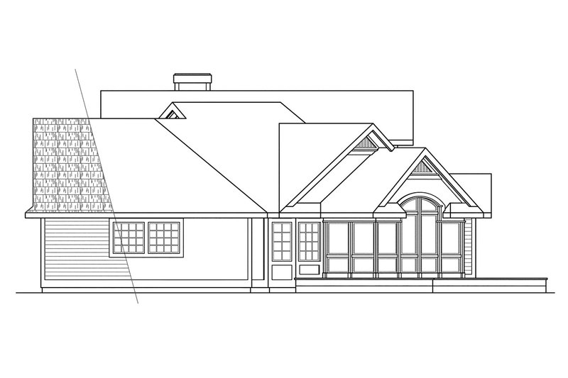 Home Plan - Exterior - Other Elevation 1 for Traditional House Plan #124-160 - 3 bed, 2.5 bath