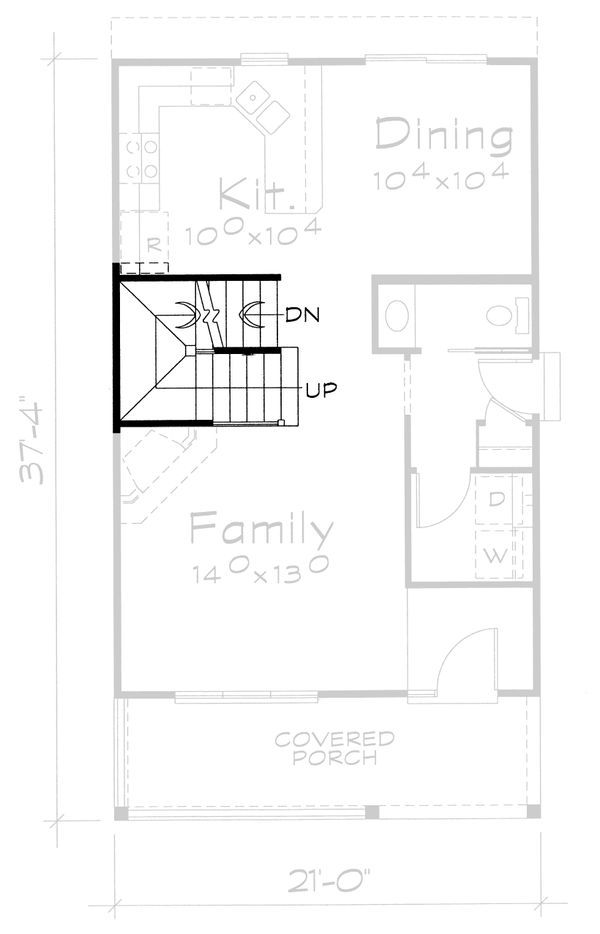 Home Plan - Traditional Floor Plan - Other Floor Plan #20-2105