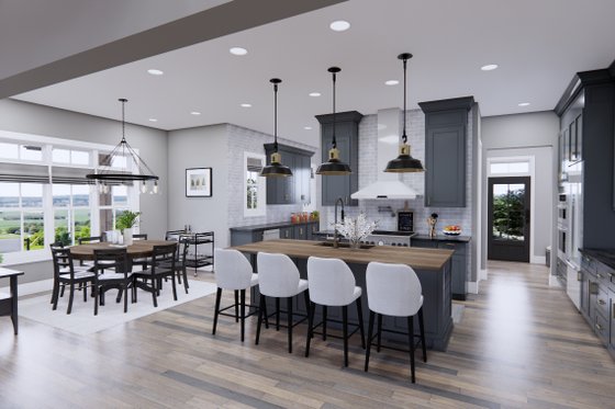 Interior - Kitchen for Farmhouse House Plan #51-1241 - 3 bed, 3.5 bath