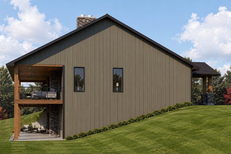 House Blueprint - Exterior - Other Elevation 2 for Craftsman House Plan #1064-513 - 2 bed, 2.5 bath