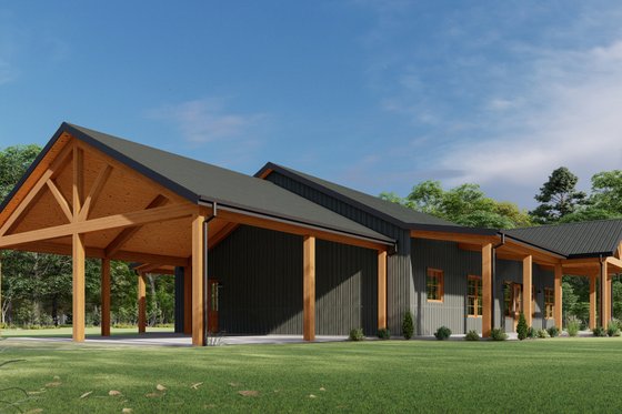 Exterior - Other Elevation 5 for Barndominium House Plan #1092-51 - 3 bed, 2.5 bath