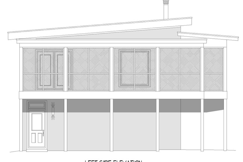 Home Plan - Exterior - Other Elevation for Modern House Plan #932-689 - 1 bed, 1 bath