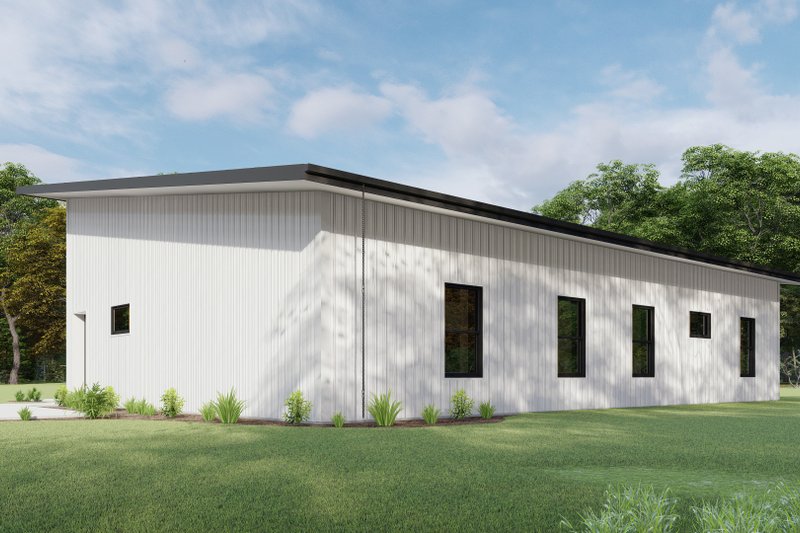 Dream House Plan - Exterior - Other Elevation 3 for Barndominium House Plan #1092-30 - 3 bed, 2.5 bath
