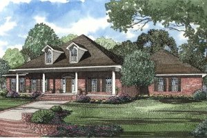 Traditional Exterior - Front Elevation Plan #17-2001
