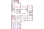 Southern Style House Plan - 3 Beds 2.5 Baths 1872 Sq/Ft Plan #63-110 