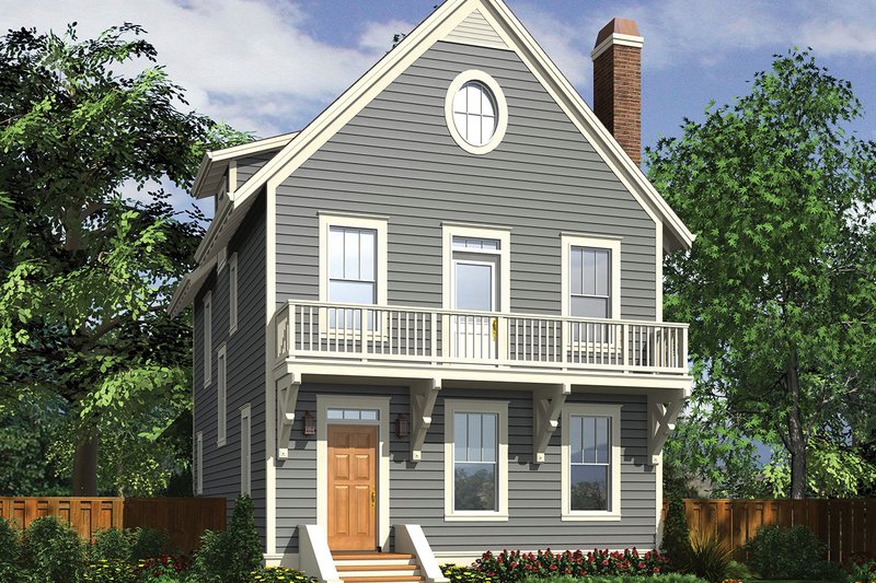 Home Plan - Traditional Exterior - Front Elevation Plan #48-965