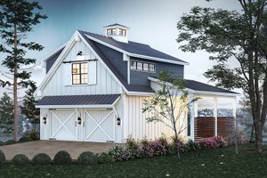 Dream House Plan - Farmhouse Exterior - Front Elevation Plan #935-29