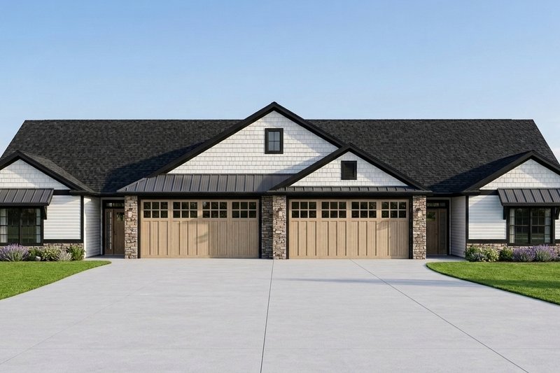 Architectural House Design - Exterior - Front Elevation 2 for Craftsman House Plan #1064-325 - 3 bed, 2 bath