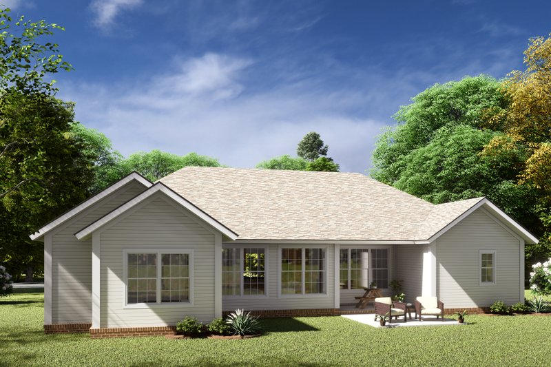 Traditional Style House Plan - 5 Beds 3 Baths 1648 Sq/Ft Plan #513-20 ...