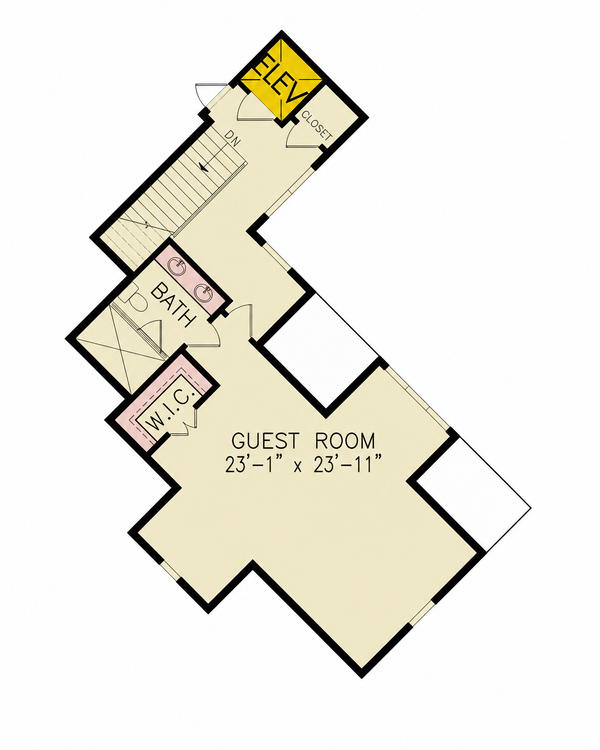 Floor Plan - Upper Floor for Country House Plan #54-714 - 5 bed, 5 bath