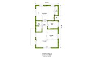 Ranch Style House Plan - 1 Beds 1 Baths 499 Sq/Ft Plan #1106-145 Floor 