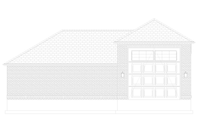 House Design - Exterior - Rear Elevation 1 for Traditional House Plan #1060-323, 0 bath
