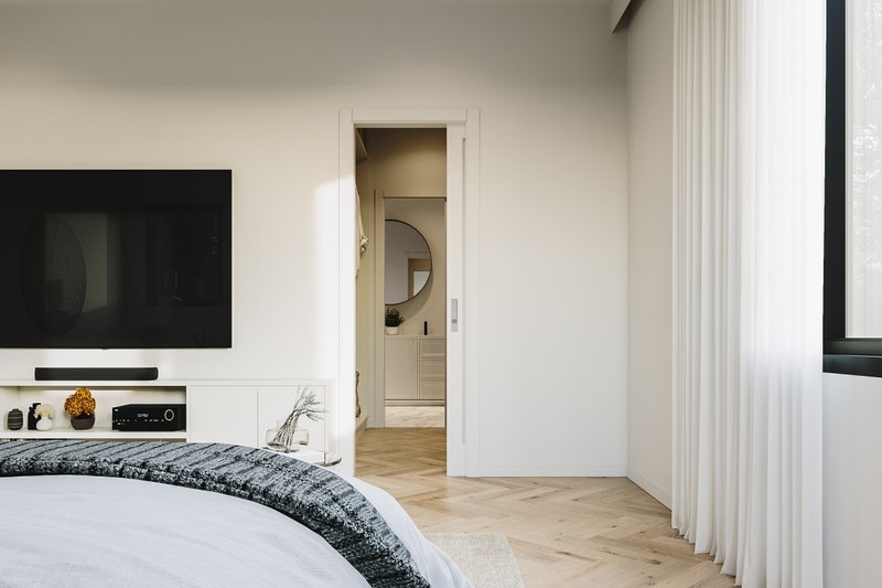 Dream House Plan - Interior - Master Bedroom for Modern House Plan #23-2799 - 5 bed, 3.5 bath