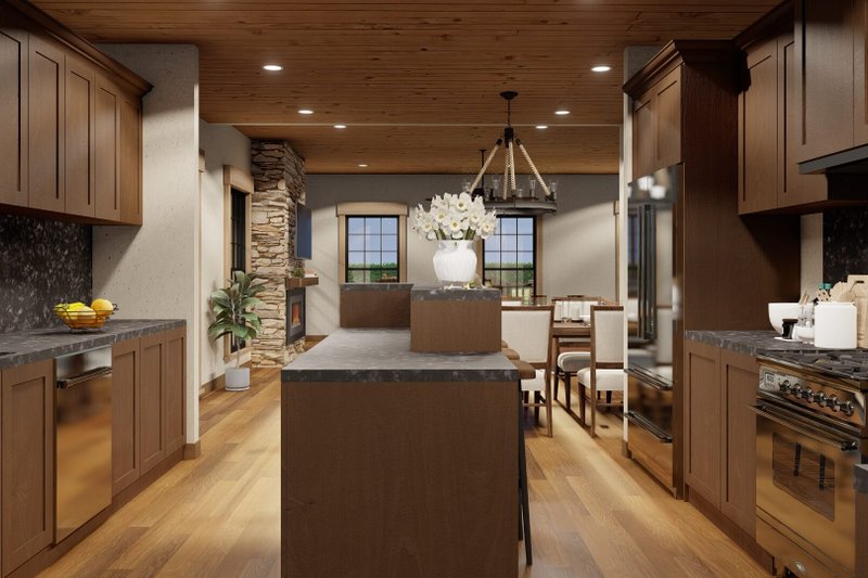 House Blueprint - Interior - Kitchen for Country House Plan #923-341 - 2 bed, 2 bath