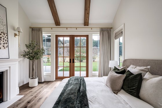 Interior - Master Bedroom for European House Plan #1114-1 - 4 bed, 2.5 bath