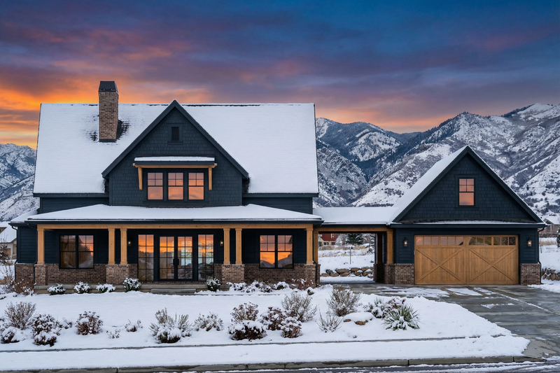 House Plan Design - Exterior - Front Elevation 4 for Farmhouse House Plan #1096-186 - 4 bed, 3.5 bath