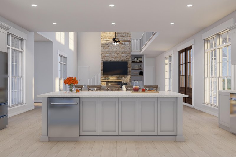 Architectural House Design - Interior - Kitchen 1 for Farmhouse House Plan #923-411 - 3 bed, 3.5 bath
