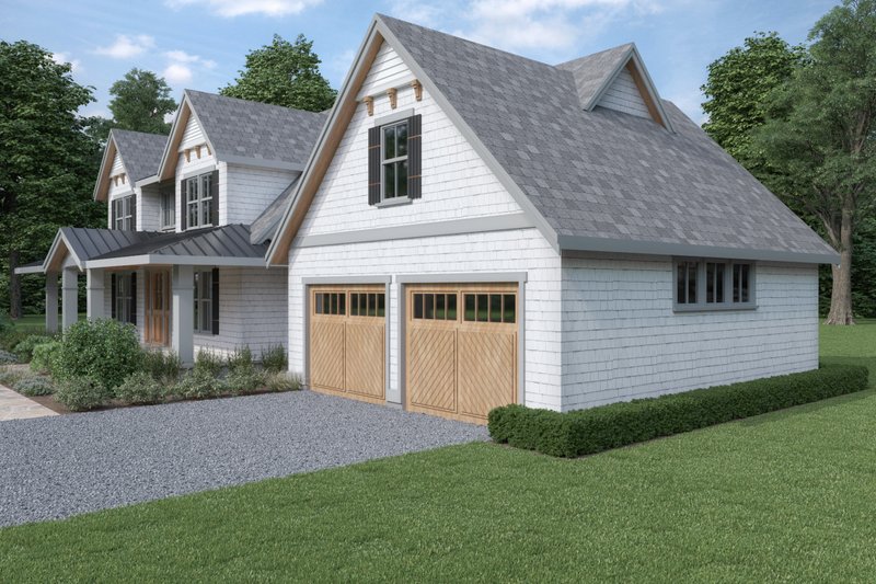 House Blueprint - Exterior - Other Elevation 1 for Cottage House Plan #1070-72 - 3 bed, 3 bath