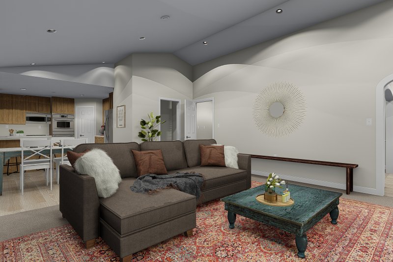 Architectural House Design - Interior - Family Room 2 for Traditional House Plan #1060-63 - 3 bed, 2.5 bath