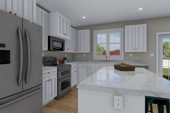 Interior - Kitchen 1 for Craftsman House Plan #1060-102 - 3 bed, 2.5 bath