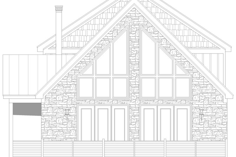 Home Plan - Exterior - Other Elevation 2 for Southern House Plan #932-1006 - 3 bed, 2.5 bath