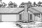 Traditional Style House Plan - 3 Beds 2 Baths 1362 Sq/Ft Plan #30-134 