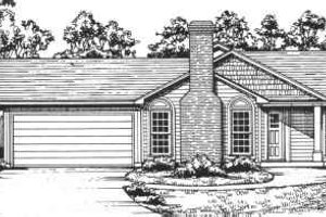 Traditional Exterior - Front Elevation Plan #30-134