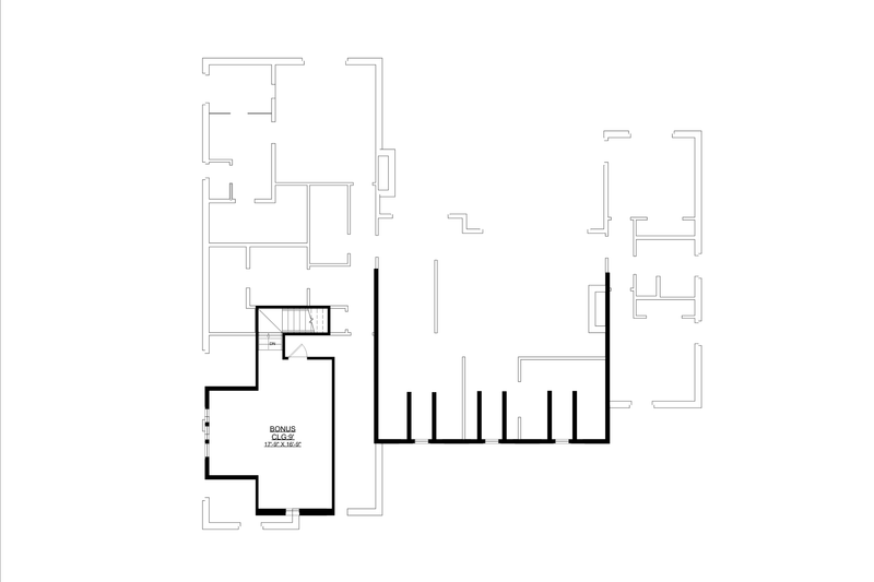 Architectural House Design - Floor Plan - Other Floor for Craftsman House Plan #1127-9 - 3 bed, 2 bath
