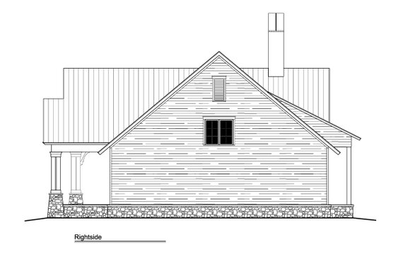 Exterior - Other Elevation 1 for Country House Plan #1081-32 - 3 bed, 3.5 bath