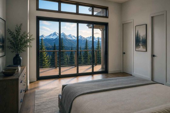 Interior - Master Bedroom for Contemporary House Plan #1101-69 - 3 bed, 3.5 bath