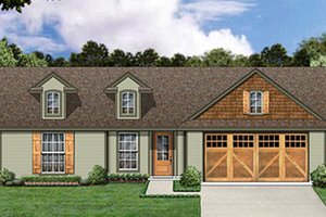 Ranch Exterior - Front Elevation Plan #84-469