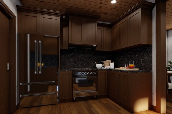Interior - Kitchen for Craftsman House Plan #17-2217 - 3 bed, 2 bath
