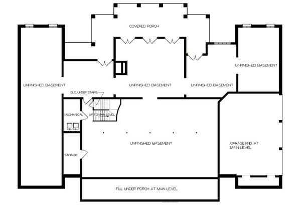 Architectural House Design - Southern Floor Plan - Other Floor Plan #45-179
