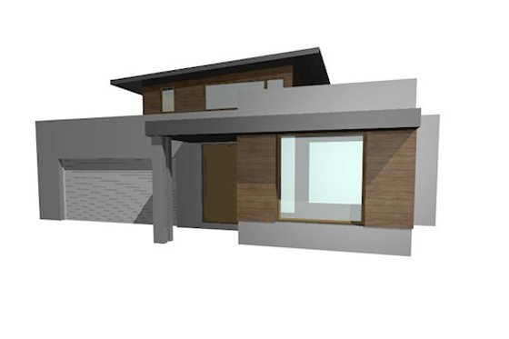 Exterior - Other Elevation for Modern House Plan #496-8 - 3 bed, 2.5 bath