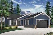 Country Style House Plan - 2 Beds 1 Baths 1040 Sq/Ft Plan #23-2695 