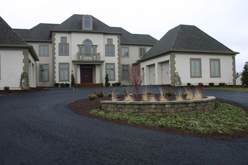 Architectural House Design - European style home, elevation
