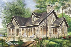 Traditional Exterior - Front Elevation Plan #23-254