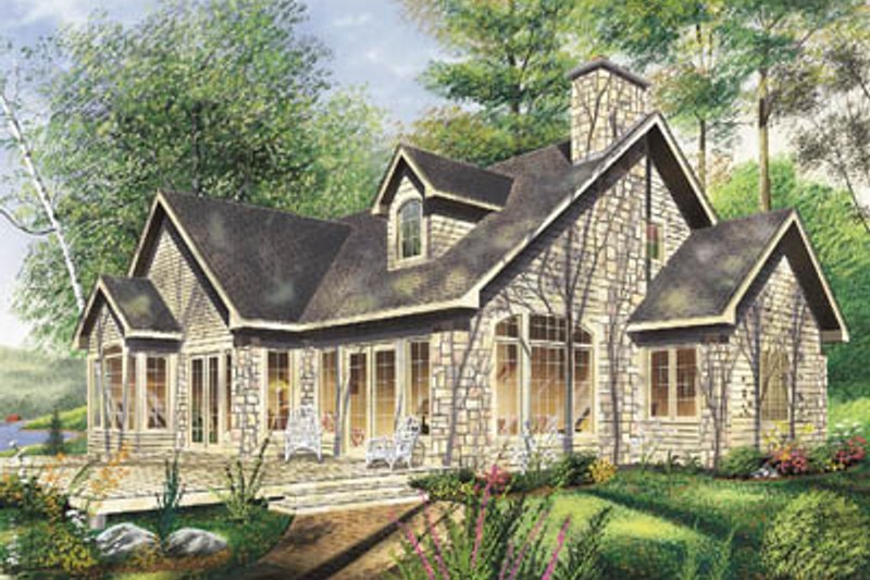 Home Plan - Traditional Exterior - Front Elevation Plan #23-254