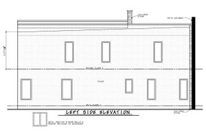 Exterior - Other Elevation for Modern House Plan #20-2521 - 4 bed, 3.5 bath