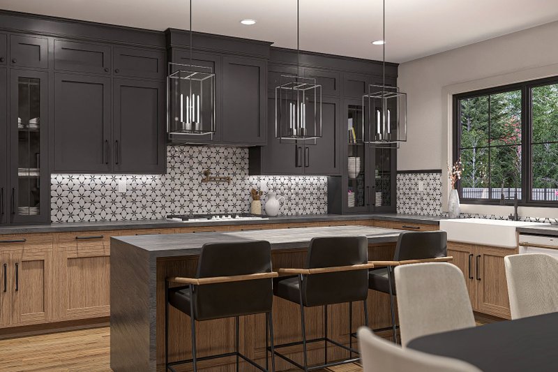 House Plan Design - Interior - Kitchen 1 for Cottage House Plan #455-487 - 4 bed, 3 bath