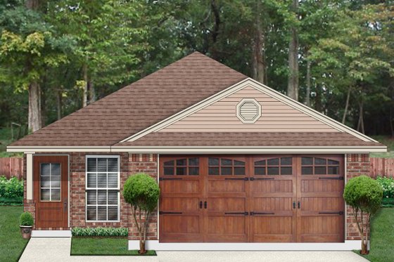 Exterior - Front Elevation for Traditional House Plan #84-641 - 4 bed, 2 bath