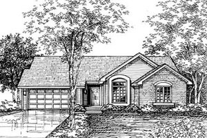 Traditional Exterior - Front Elevation Plan #50-145