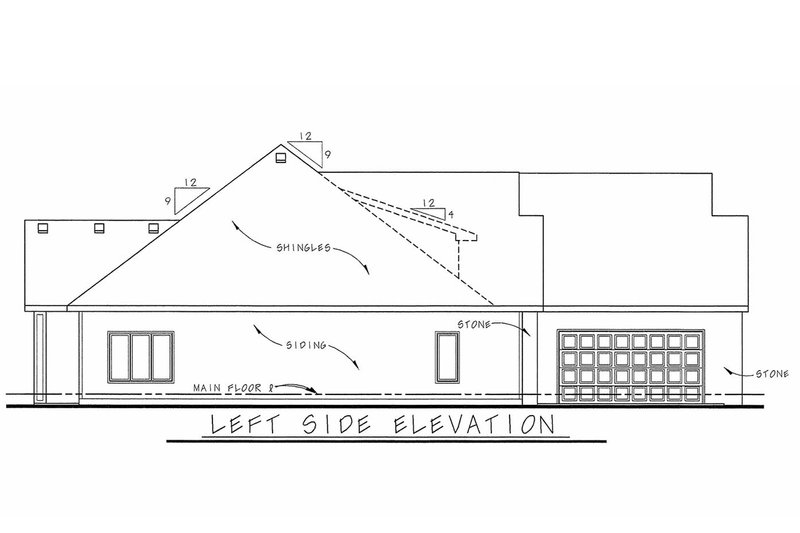 Dream House Plan - Exterior - Other Elevation for European House Plan #20-2046 - 2 bed, 2 bath